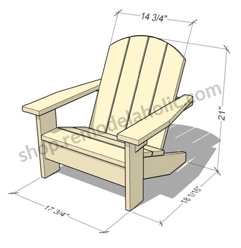 Diy Kids Adirondack Chair Woodworking Plan Remodelaholic