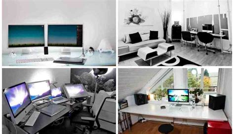 15 Envious Home Computer Setups Modern Office Decor