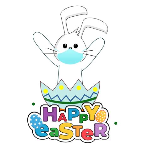 Funny Easter Bunny Vector Design Images Happy Easter Funny Bunny Illustration Happy Easter