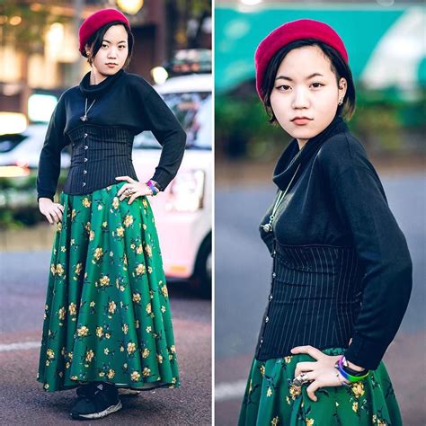 Tokyo Fashion Japanese College Student Satoho Satohonakahara On
