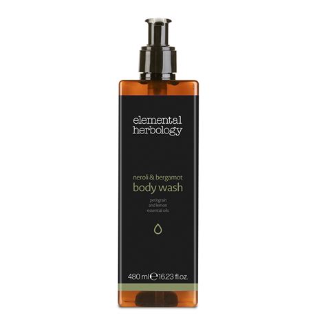 Neroli And Bergamot Body Wash Amenities Elemental Herbology