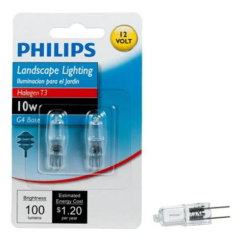 Philips Halogen Landscape Lighting T3 12 Volt Light Bulb 3000 Kelvin