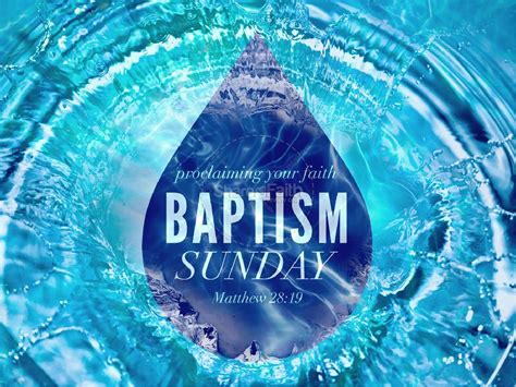 Baptism Sunday Christian Powerpoint Clover Media