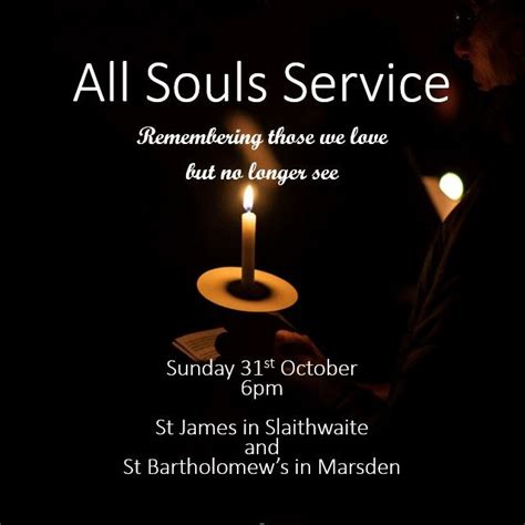 All Souls Service 2021 The Church Of England In Marsden And Slaithwaite