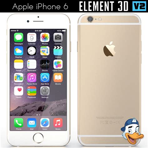 Apple Iphone 6 For Element 3d Cgtrader