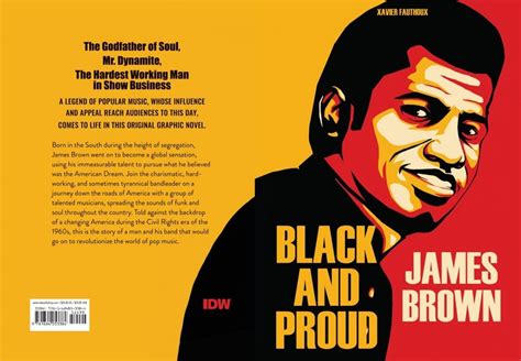 James Brown Black And Proud Hard Cover 1 Idw Publishing Comic Book