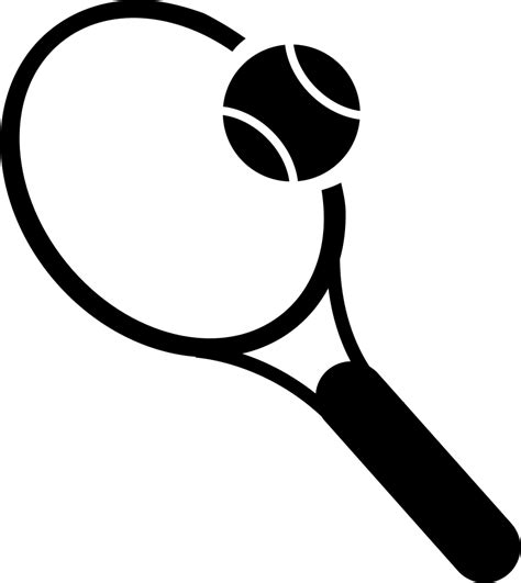 Racket And Tennis Ball Svg Png Icon Free Download 21572