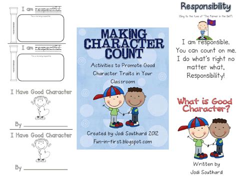 Making Character Count - Fun in First Grade