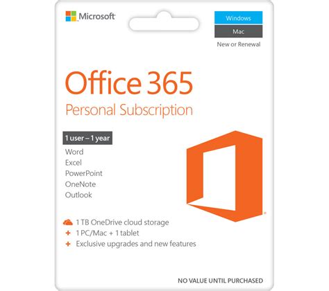 Your migration is also free! Buy MICROSOFT Office 365 Personal - 1 year for 1 user | Free Delivery | Currys