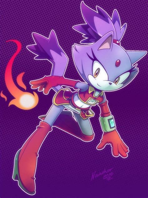 Blaze The Cat With A New Design By Nancher On DeviantArt Sonic And
