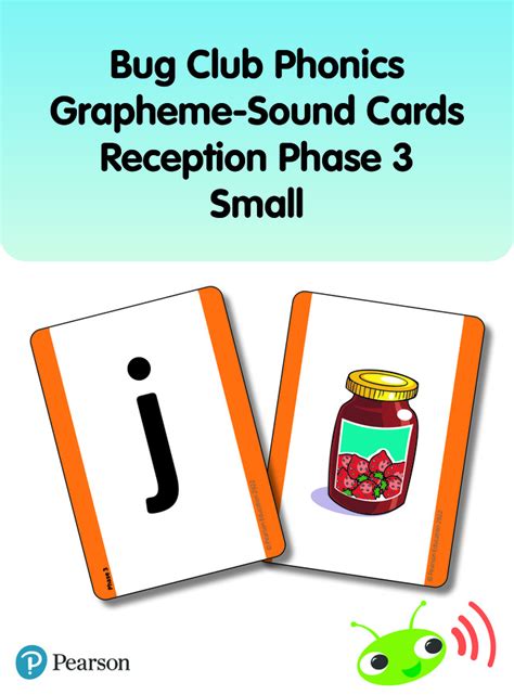 Bug Club Phonics Grapheme Sound Cards Reception Phase 3 Small