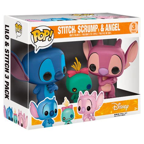 Stich et angel picture #122822092 | b. Funko Pop Figurines Stitch, Angel et Scrump (Lilo et Stitch)