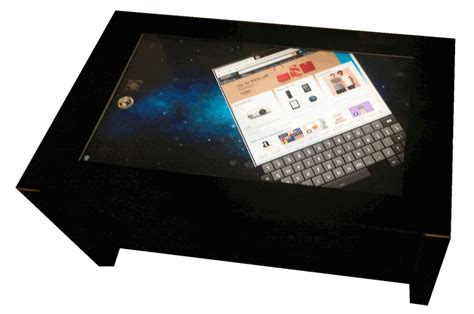 Support customizing other screen size and table size. Jigabyte - touch screen coffee tables