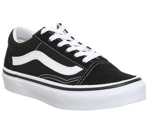 Como passar os cadarços do seu vans. Vans Old Skool Lace K Black True White - Unisex