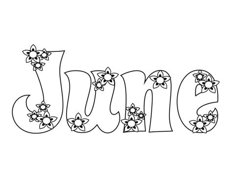 Unique June Coloring Pages You Will Definitely Love June Coloring Pages