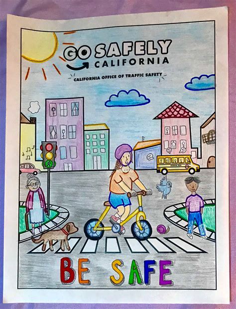 Safety Poster Drawing