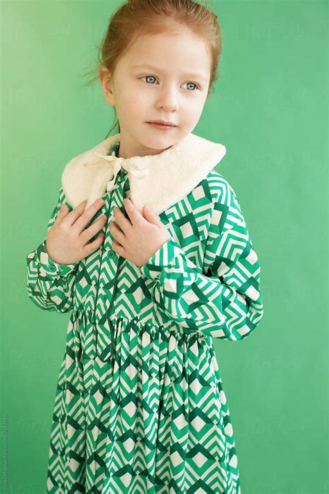 Cute Little Redhead Girl By Irina Ozhigova
