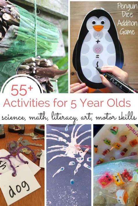 55 Activities For 5 Year Olds Activities For 5 Year Olds 5 Year Old