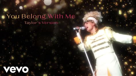 Taylor Swift You Belong With Me Taylors Version Lyric Video