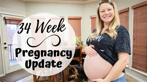 34 Week Pregnancy Update Pregnancy Symptoms Bumpshot Youtube