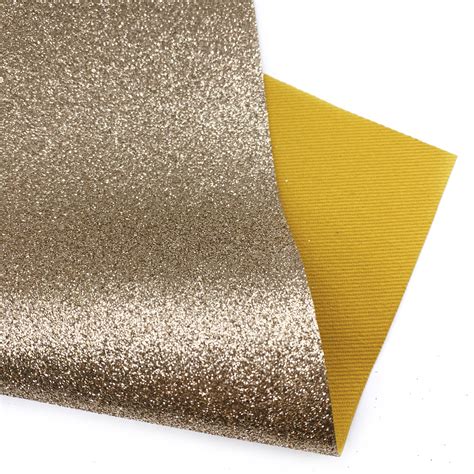 Golden Oldie Lux Premium Fine Glitter Fabric Eliza Henri Craft Supply