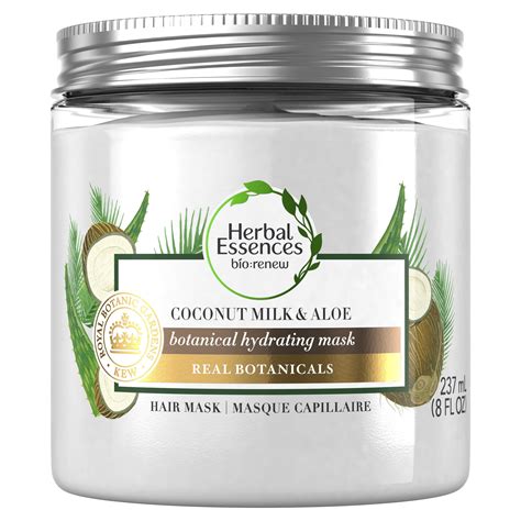 Herbal Essences Biorenew Hydrating Coconut Milk Hair Mask 8 Fl Oz