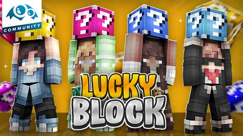 Lucky Block By Monster Egg Studios Minecraft Skin Pack Minecraft