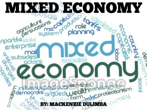 In the market economy, private enterprises are free to set up businesses and make profits. Mixed Economy by Mackenzie Dulimba