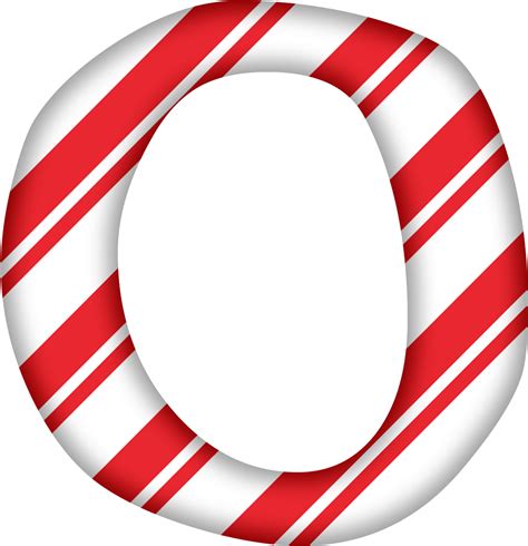 Free Printable Candy Cane Letters Full Size PNG Clipart Images Download