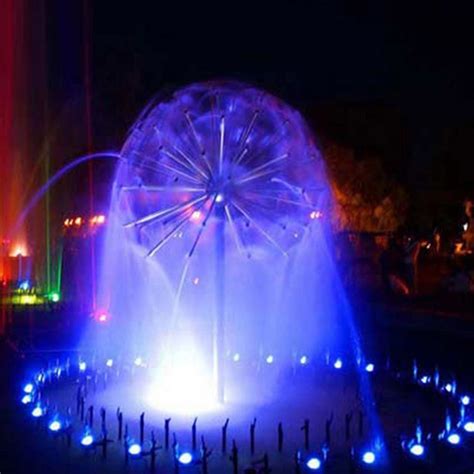 Crystal Ball Dandelion Water Fountain Nozzles With Led Light China