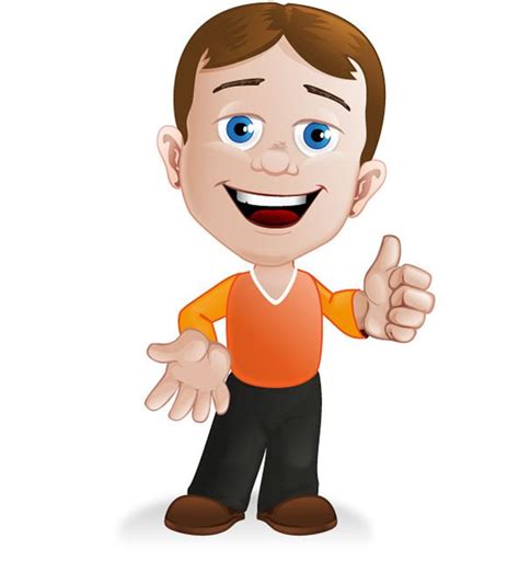 Boy Cartoon Character Vector For Free Download Freeimages