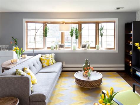 As Seen On Hgtvs Kitchen Cousins Grey And Yellow Living Room Yellow