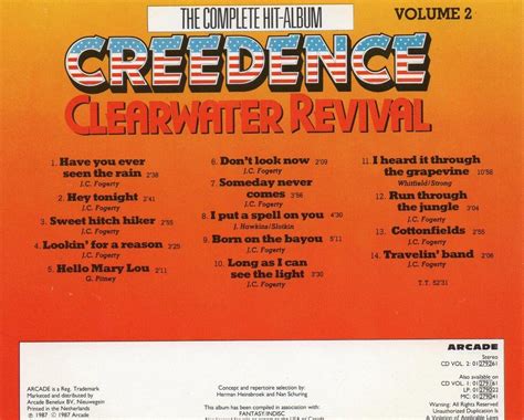 creedence clearwater revival the complete hit album volume 2 creedence clearwater bol