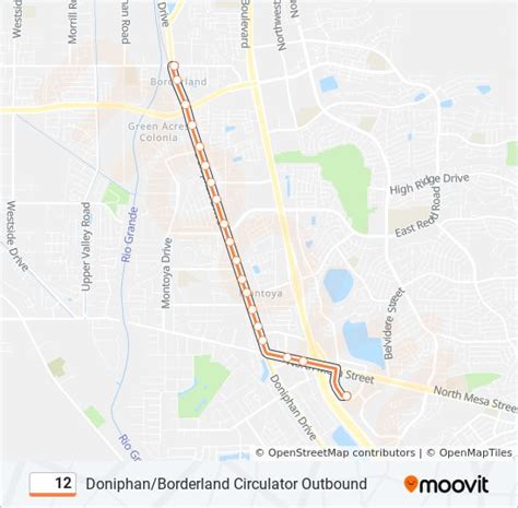12 Route Schedules Stops And Maps Doniphanborderland Circulator