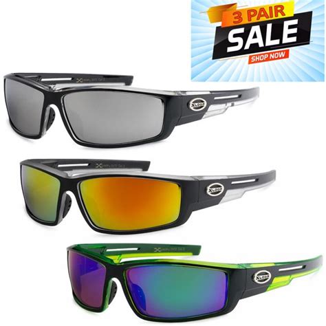 3 pair sport uv400 wrap hd driving vision hd sunglasses high definition glasses sunglasses value