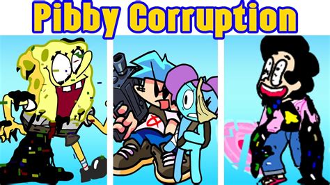Friday Night Funkin VS Pibby Corrupted Spongebob FNF Mod Hard Steven