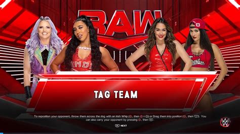 Wwe 2k23 Raw The Bella Twins Vs The Way Winners Qualify For The