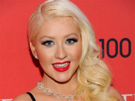 Fonds Decran Christina Aguilera Visage Blondeur Fille Sourire Cheveux Voir Musique Filles