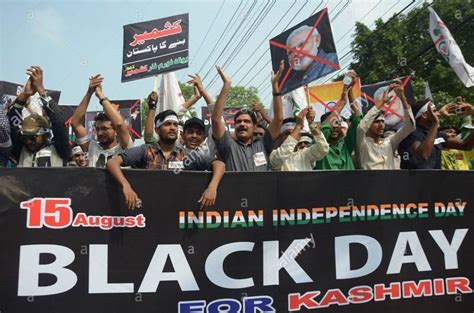 Black Day Kashmiris Observe Indias Independence Day With Protests