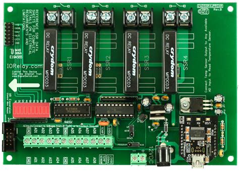 Industrial Solid State Relay Controller 4 Channel 8 Channel Adc
