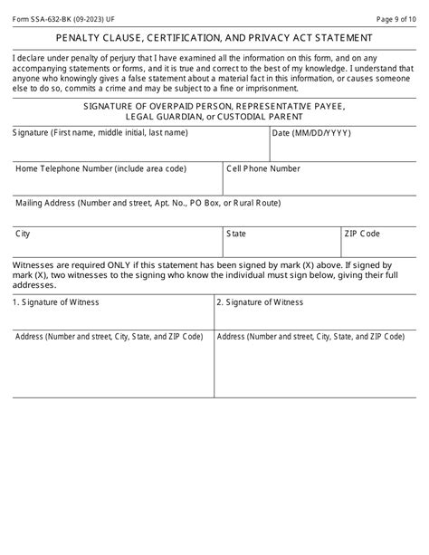 Form Ssa 632 Bk Download Fillable Pdf Or Fill Online Request For Waiver