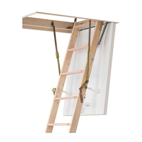 Dolle Wooden Loft Ladder Clickfix 36 Lux Mini Insulated Door Max