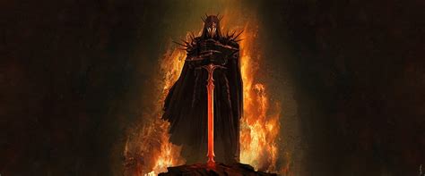 The Lord Of The Rings Fantasy Dark King Art Hd Wallpaper Pxfuel