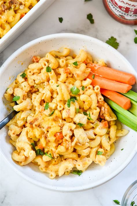 Buffalo Chicken Mac And Cheese Recipe Mac And Cheese Delicious Dinner Recipes Best Dinner