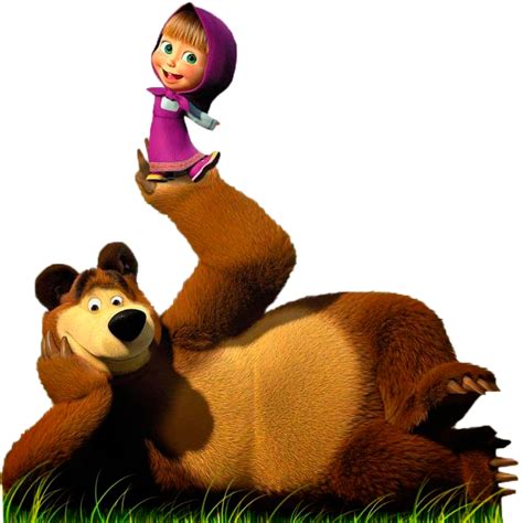 Masha On The Bears Png Transparent Background Free Download 47247
