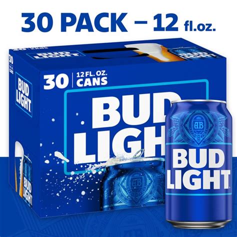 Bud Light Beer 30 Pack Beer 12 Fl Oz Cans