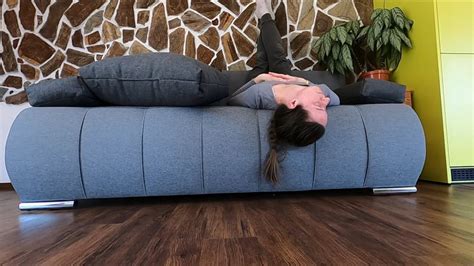 Woman Lying Upside Down · Free Stock Video