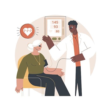 Premium Vector High Blood Pressure Abstract Illustration
