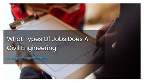 What Types Of Jobs Does A Civil Engineering