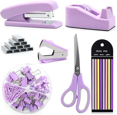 Purple Desk Accessories Purple Office Supplies Stapler